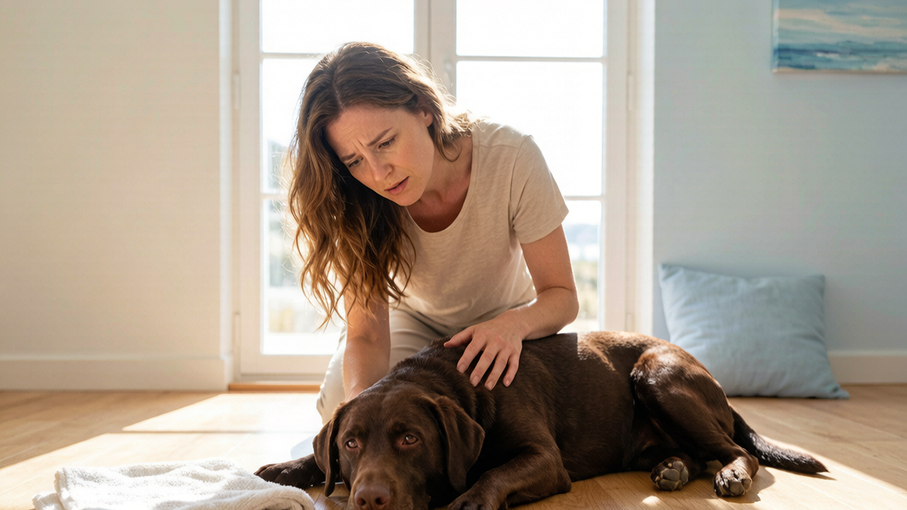 Dog Vomiting Color Guide