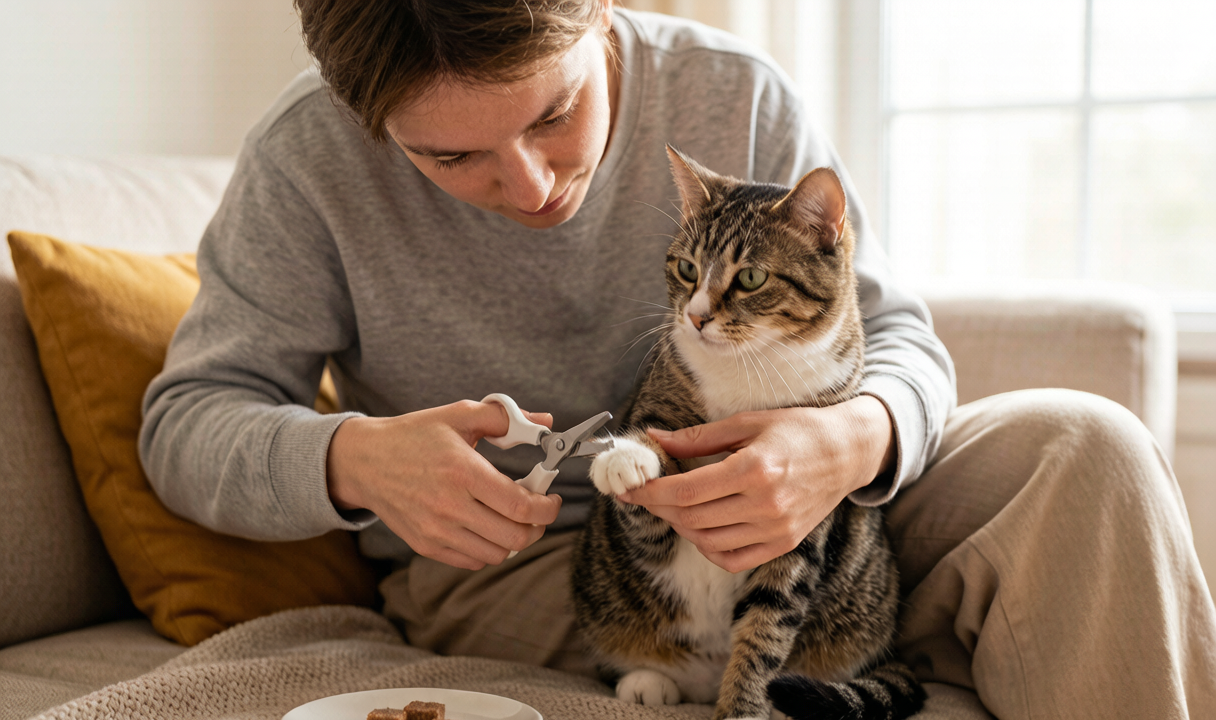 How to Trim Your Cat's Nails Without Getting Scratched (The Calm Way That Actually Works)