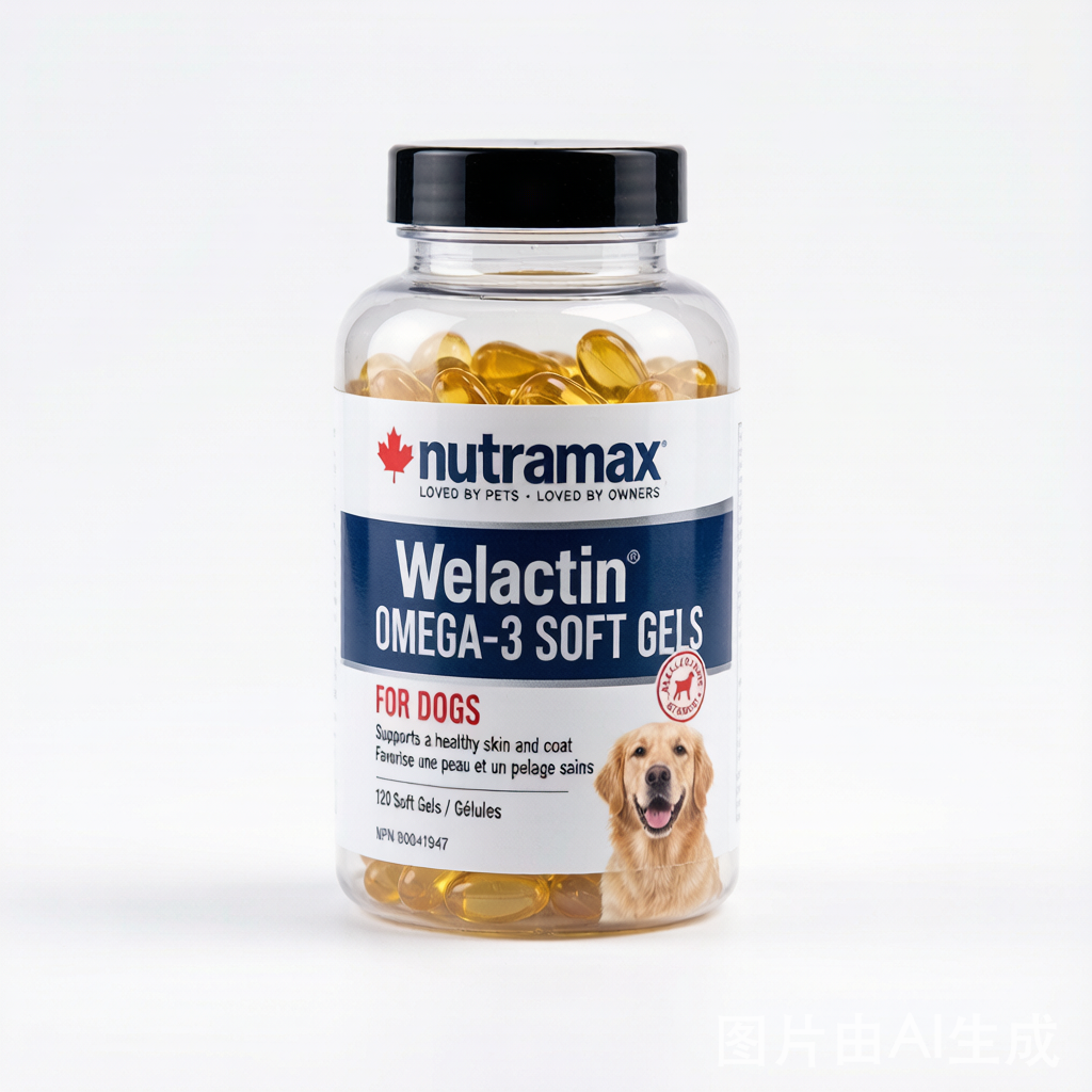 Nutramax Welactin Omega-3 Soft Gels for Dogs