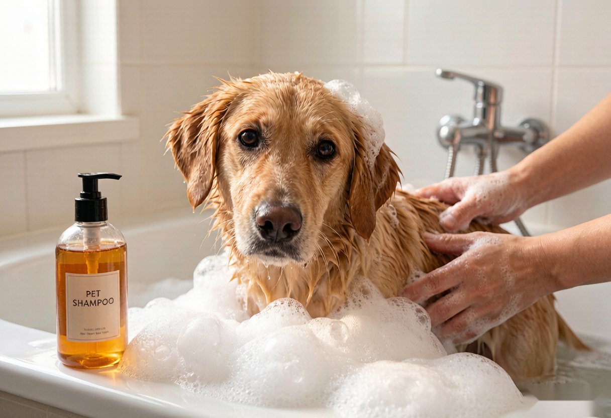 How to remove skunk smell from a dog