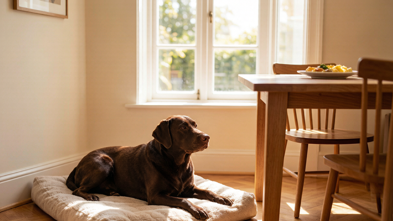 Stop Dog Begging at Table