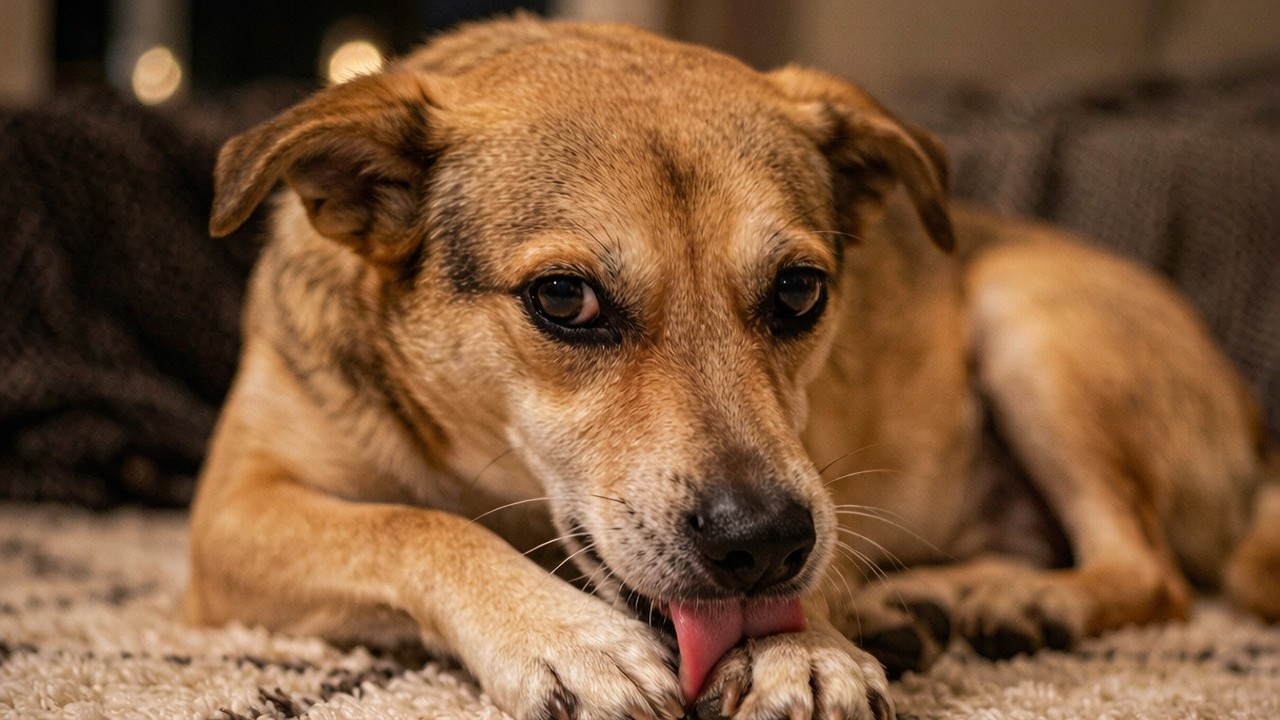 Why Does My Dog Lick His Paws at Night? 7 Expert-Backed Reasons & Fixes