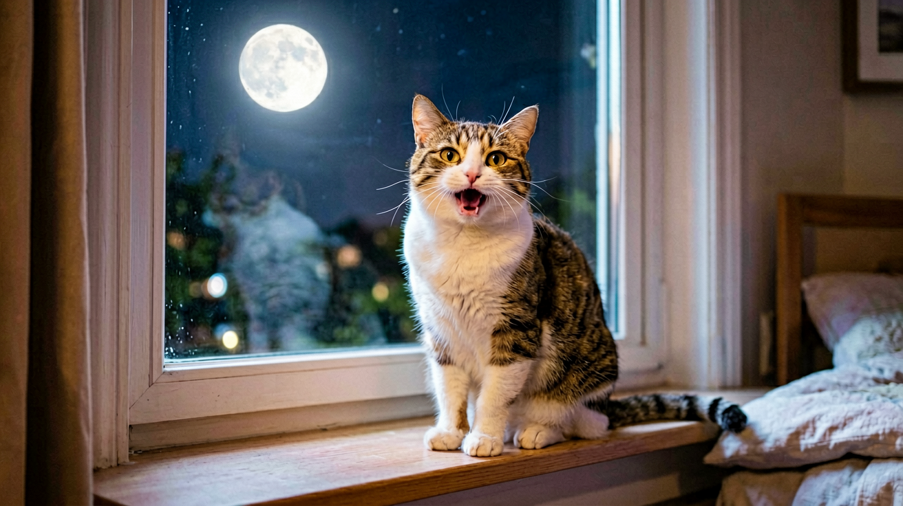 Why Is My Cat Meowing at Night All of a Sudden? A Complete Guide to Quiet Nights